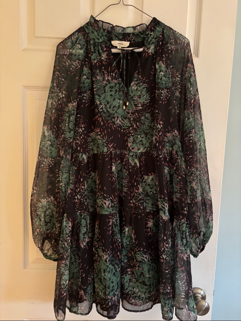 ENTRO Floral Mini Dress